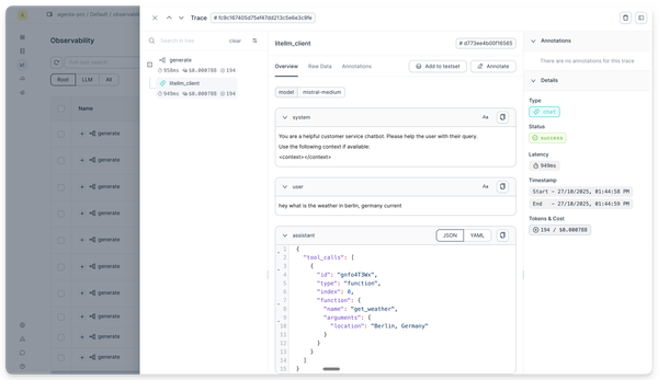 Illustration of observability